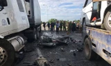 Hiện trường vụ tai nạn khiến 13 người tử vong