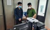 Nguyễn Văn Công tại cơ quan công an.