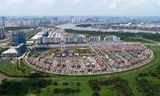 Một góc Khu đô thị mới Thủ Thiêm. Ảnh: Zing