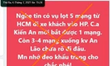 Thông tin sai sự thật đăng tải trên một fanpage về tình hình dịch bệnh ở TP Hải Phòng.