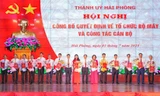 Thành phố Hải Phòng: Bổ nhiệm các vị trí cán bộ chủ chốt sau hợp nhất