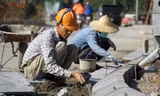 Trên công trường dự án đường ven hồ đẹp nhất Hải Phòng ngày cuối năm