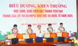 Hải Phòng chi 2,7 tỷ đồng thưởng học sinh đạt giải Olympic khu vực và quốc tế 