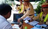 Mục kích cảnh sát tổng kiểm soát giao thông trên cao tốc Nội Bài - Lào Cai