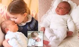 Khoảnh khắc dễ thương của công chúa hoàng gia Anh bên em trai mới sinh