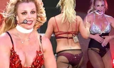 Britney Spears béo ú, eo 'bánh mì' vẫn mê mặc nội y diễn bốc lửa