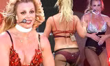 Britney Spears béo ú, eo 'bánh mì' vẫn mê mặc nội y diễn bốc lửa