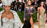 Kim Kardashian, Jennifer Lopez siêu gợi cảm trên thảm đỏ Met Gala 2018