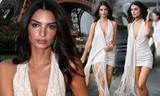 'Chân dài' 9x Emily Ratajkowski váy ngắn dáng thon hút hồn ở Paris
