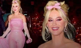 Katy Perry diện 'cây hồng' xinh như búp bê Barbie 