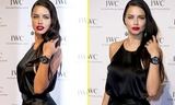 Adriana Lima quyến rũ hút hồn với đầm xẻ cao