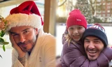 Bà Becks đăng ảnh chồng David Beckham hóa ông già Noel gây 'sốt'