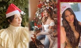 Chị em Kim Kardashian và dàn sao Âu, Á tưng bừng không khí Noel