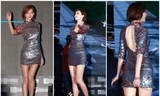 ‘Chân dài’ Lâm Chí Linh diện váy ngắn khoe dáng nuột nà