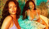 Rihanna diện nội y phô diễn đường cong Vệ nữ tròn đầy