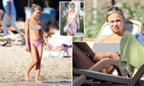 ‘Công chúa đẹp nhất hoàng gia Anh’ ngực trần tắm biển