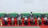 Ba tuyến buýt vừa được khai trương đều là xe tiện nghi, hiện đại