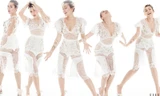 Diện bodysuit xuyên thấu, ‘cô nàng nổi loạn’ Miley Cyrus gợi cảm bất ngờ