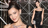 Bella Hadid vô cùng xinh đẹp, quyến rũ với đầm xẻ cao