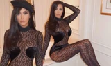 Kim Kardashian mặc xuyên thấu khoe dáng 'đồng hồ cát' ở Paris