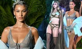 Không dự Victoria’s Secret Show, Gigi-Bella Hadid vẫn rực lửa nội y