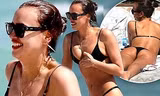 Irina Shayk diện bikini nhỏ xíu khoe dáng săn chắc ở Miami