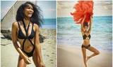 Diện bikini táo bạo, Chanel Iman thả dáng đón hè