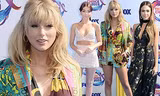 Taylor Swift chân dài gợi cảm đẹp lấn át 'thiên thần bóng tối' Jessica Alba