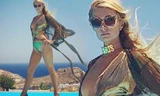 Paris Hilton mặc áo tắm tạo dáng nữ thần ở Hy Lạp