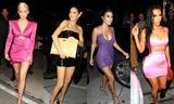Chị em nhà Kardashian váy ngắn chân dài dự sinh nhật cô út Kylie 