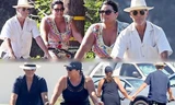 Vợ chồng ‘điệp viên 007’ Pierce Brosnan bình yên nắm tay nhau đạp xe 