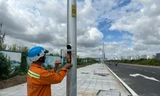 Loạt trụ đèn đường song hành cao tốc TPHCM - Long Thành - Dầu Giây bị cắt trộm cáp điện 