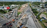 Nút giao thông 3 tầng hơn 3.400 tỷ ở TPHCM chỉ đạt 15% khối lượng thi công sau 1 năm