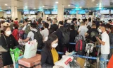 Nhiều giải pháp chống ùn tắc tại sân bay Tân Sơn Nhất cao điểm Tết