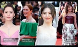 Thảm đỏ Cannes ngày 6: Dương Tử Quỳnh cá tính, Han So Hee nghi bị "ghẻ lạnh"