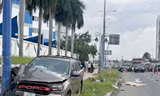Ô tô bán tải tông chết người đàn ông đi xe máy ngược chiều 