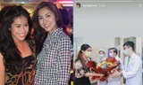 Em chồng khỏi COVID-19, Tăng Thanh Hà chia sẻ ảnh Tiên Nguyễn tặng hoa bác sĩ