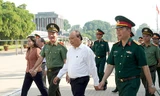 Thủ tướng kiểm tra công trình, khu vực Lăng Chủ tịch Hồ Chí Minh