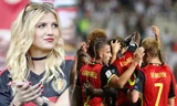 Nhan sắc Hoa hậu Bỉ "góp sức" cho chiến thắng của tuyển Bỉ tại WC 2018