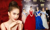 Ngọc Trinh cùng các thí sinh đạt danh hiệu của cuộc thi Miss Global Herbeauty (Ảnh: fanpage Ngọc Trinh)