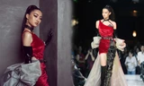 Lương Thùy Linh chứng minh đẳng cấp với vị trí vedette trong show thời trang