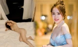 Quỳnh Nga gây 'sốt' với ảnh áo tắm màu nude khoe trọn vòng 3