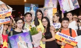 Hoa hậu Khánh Vân cùng đông đảo fan đón Hoàng Thùy trở về từ Miss Universe
