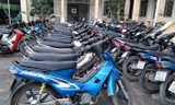 90 xe mô tô các loại đang được cơ quan chức năng tạm giữ. 