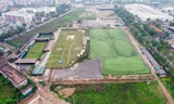 Cận cảnh dự án khu đô thị ở Hà Nội biến tướng thành sân bóng, cho thuê tùm lum