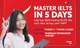 Chương trình “Master IELTS in 5 days” dành cho 10.000 học viên trên toàn quốc.