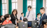 Bí thư thường trực T.Ư Đoàn Bùi Quang Huy động viên các thí sinh tham gia thi vòng loại quốc gia