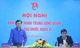 Anh Nguyễn Anh Tuấn, Bí thứ nhất T.Ư Đoàn phát biểu khai mạc Hội nghị BCH T.Ư Đoàn lần thứ 10, khóa XI 