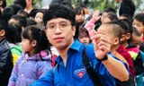 Quang Anh là một cán bộ Đoàn hăng hái tham gia hoạt động tình nguyện.