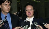 Nữ tỉ phú Gina Rinehart cùng con trai John Hancock Ảnh: AAP